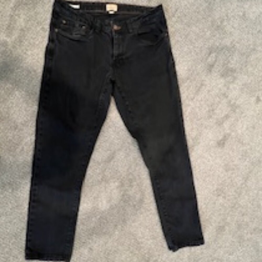 Mens Weatherproof Vinatge Slim Straight Fit Jean 32 x 30 Dark Wash